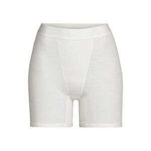 SKIMS COTTON RIB BOXERS MARBLE